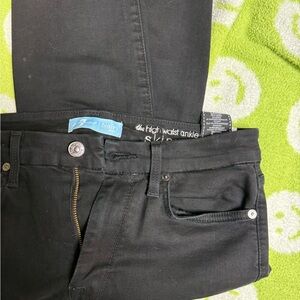 7 for all mankind high waisted skinny jeans